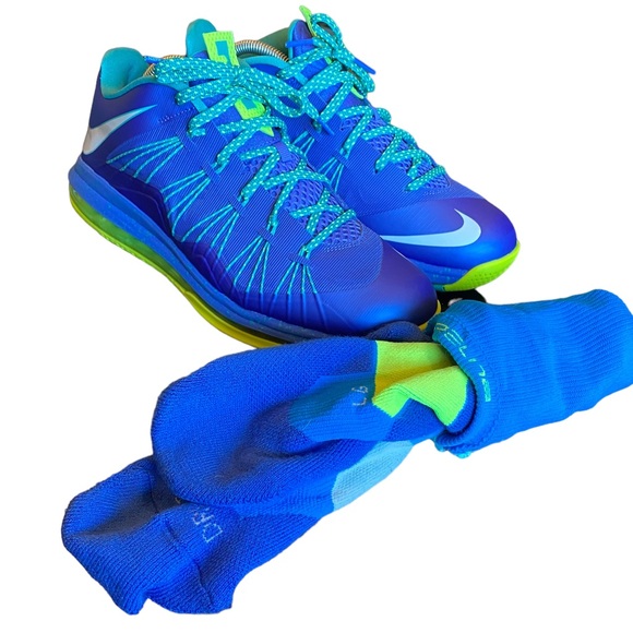 New in box Nike Air Max LeBron X Low Sprite Basketball Mens Shoes Size 10.5 - Picture 2 of 11